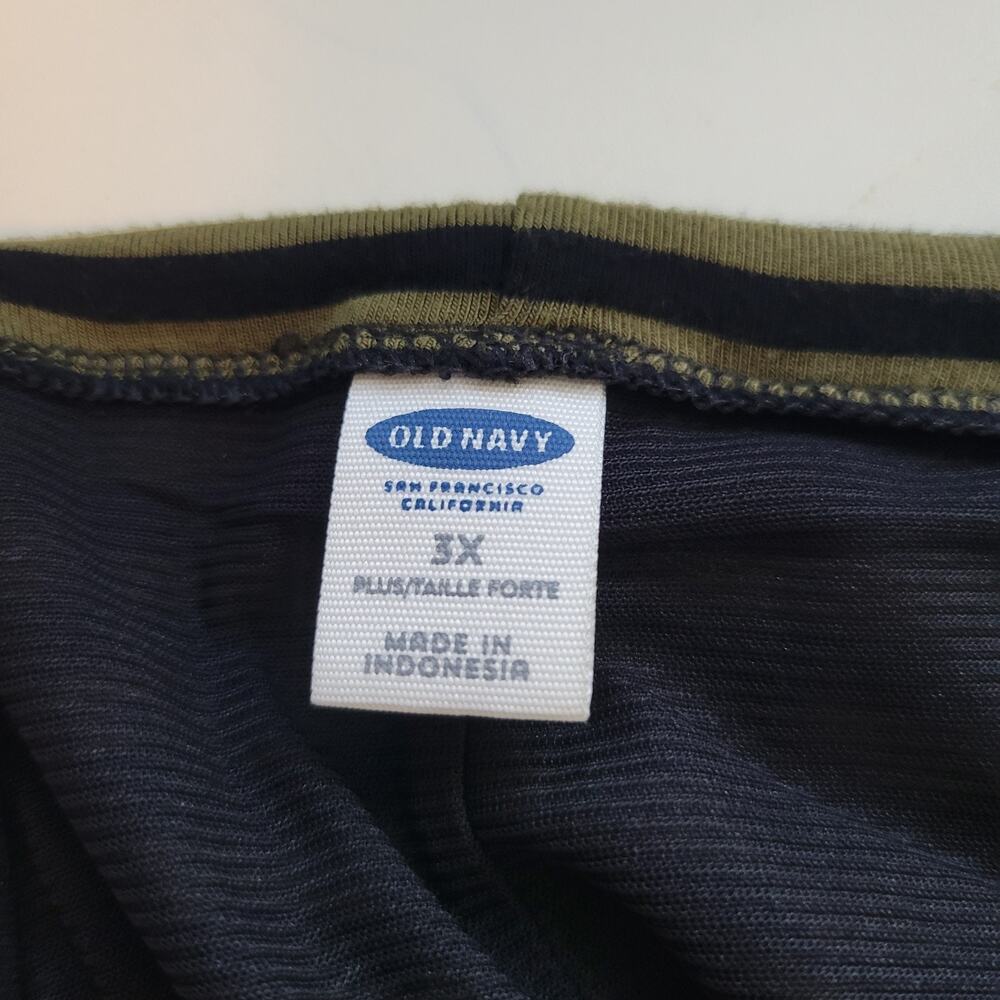 Old Navy Black and Olive Green Striped Maxi Dress - Picture 10 of 11